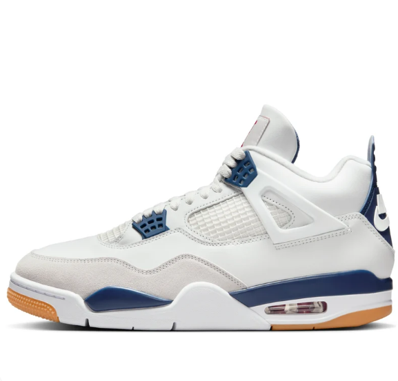 Air Jordan 4 Retro SB 'White Navy' – DR5415-100