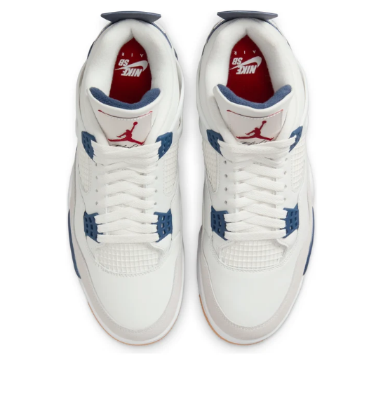Air Jordan 4 Retro SB 'White Navy' – DR5415-100