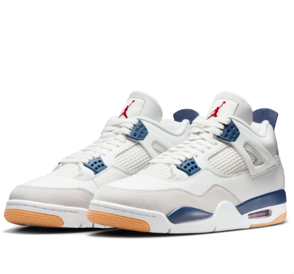 Air Jordan 4 Retro SB 'White Navy' – DR5415-100