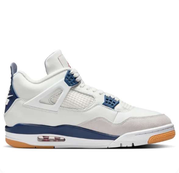 Air Jordan 4 Retro SB 'White Navy' – DR5415-100