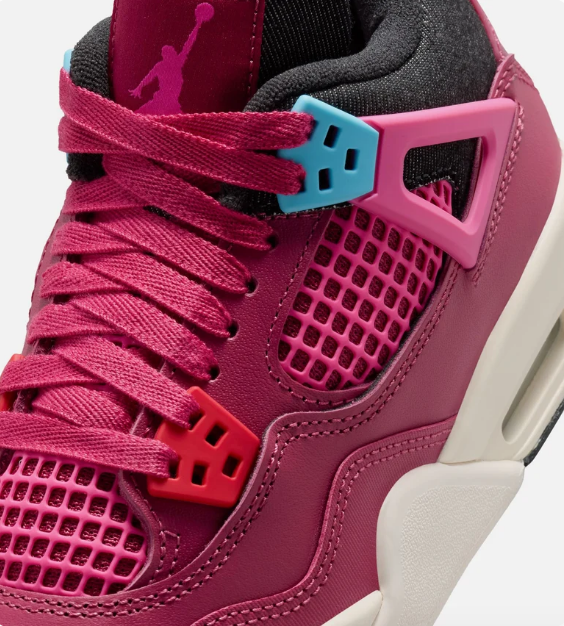 Air Jordan 4 Retro 'She’s A Star' Grade School – Sweet Beet/Desert Pink/Off Noir/Chalk