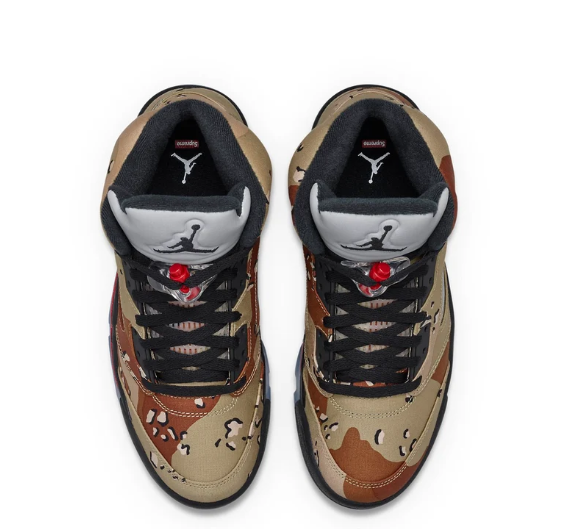 Air Jordan 5 Retro x Supreme 'Desert Camo' – 824371-201