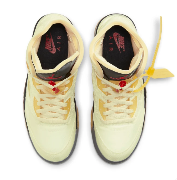 Air Jordan 5 x Off-White™ SP 'Sail' – DH8565-100