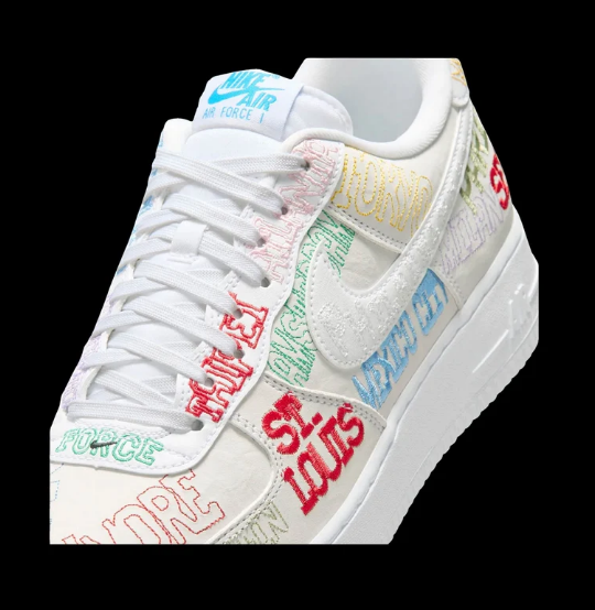 Nike Air Force 1 '07 LV8 (WhitewhiteMulti-Color)$115