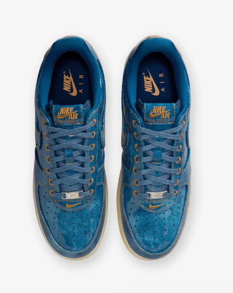 Nike Air Force 1 Retro – Coastal Blue / Natural