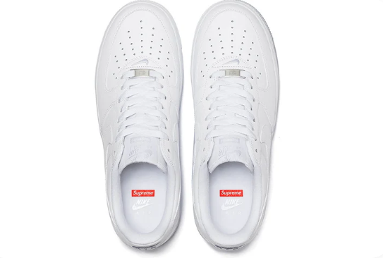 Nike x Supreme Air Force 1 Low 'Box Logo – White' – CU9225-100