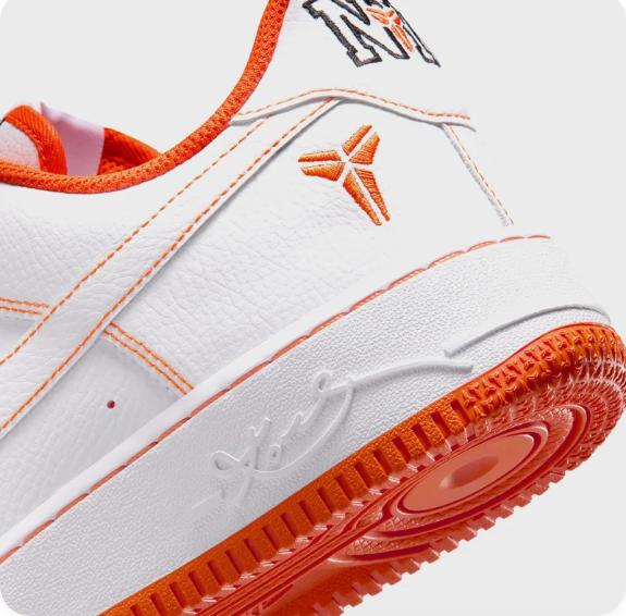 Nike Air Force 1 Low Protro – White / Safety Orange