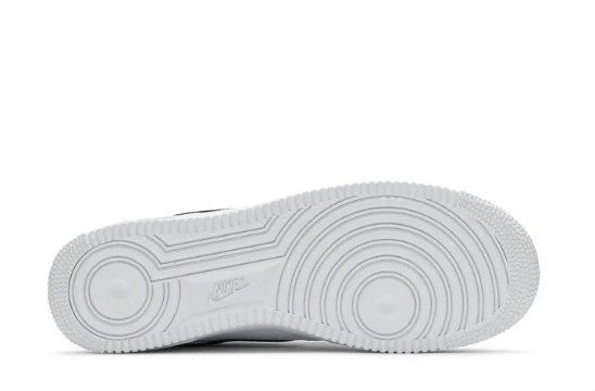 Nike Air Force 1 Low '07 – White / Black Pebbled Leather