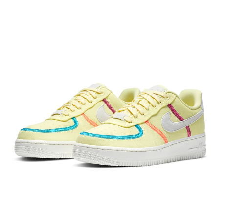 Nike Air Force 1 '07 Low LX 'Stitched Canvas - Life Lime' (Women's) – CK6572-700