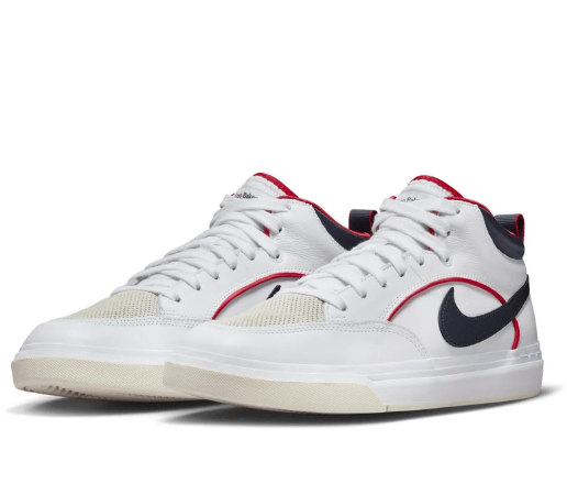 Nike SB React Leo 'White / Midnight Navy' – FD0268-100